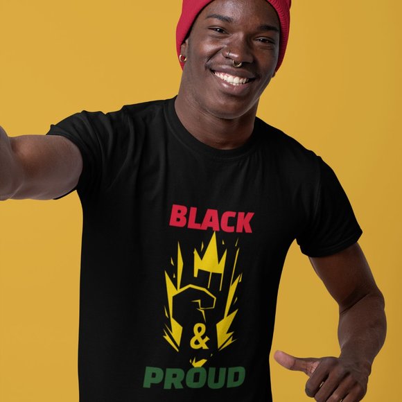 Bella Canvas Other - "Black & Proud" Tee